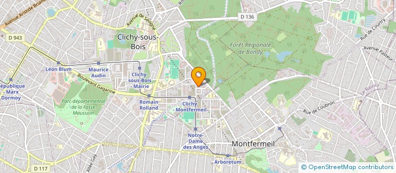 localisation de l'entreprise SCI MAKKAWI à CLICHY-SOUS-BOIS