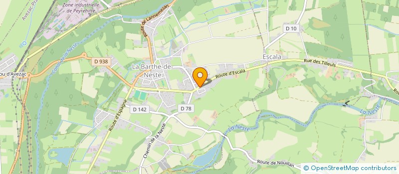 localisation de l'entreprise SCI MAKKI  LA BARTHE-DE-NESTE