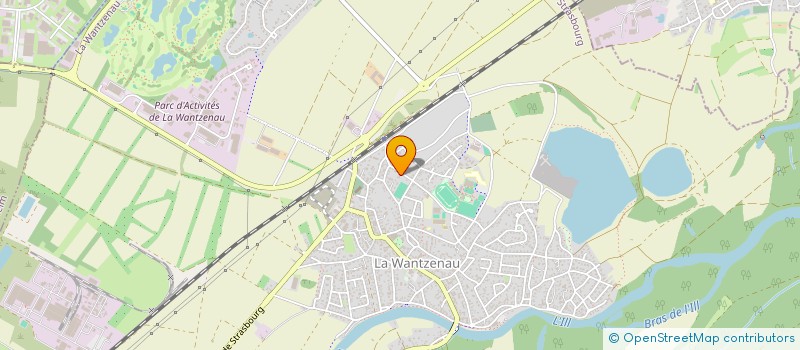localisation de l'entreprise SCI MAKLAT  LA WANTZENAU