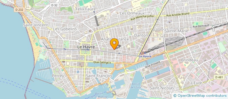 localisation de l'entreprise SCI MAKO à LE HAVRE