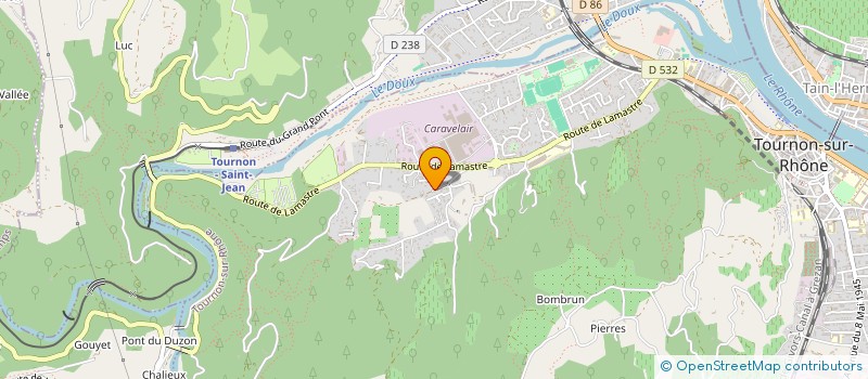 localisation de l'entreprise SCI MAKO à TOURNON-SUR-RHONE
