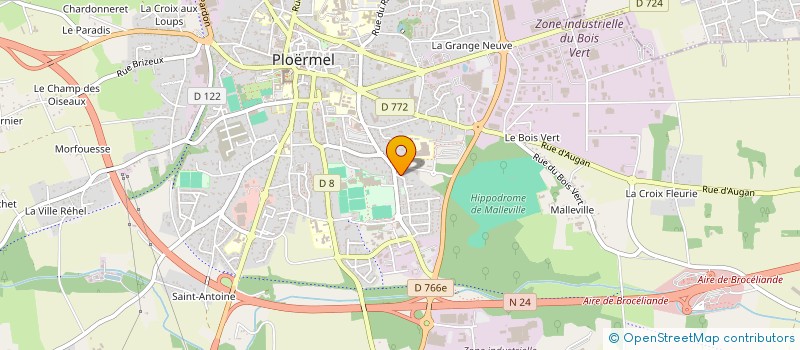 localisation de l'entreprise SCI MAKOLI 1  PLOERMEL