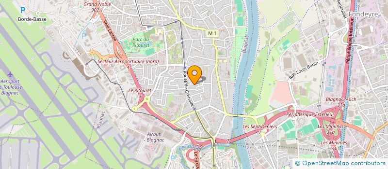 localisation de l'entreprise SCI MAKOTO  BLAGNAC