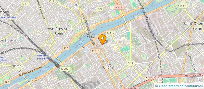 localisation de l'entreprise SCI MAKS à CLICHY