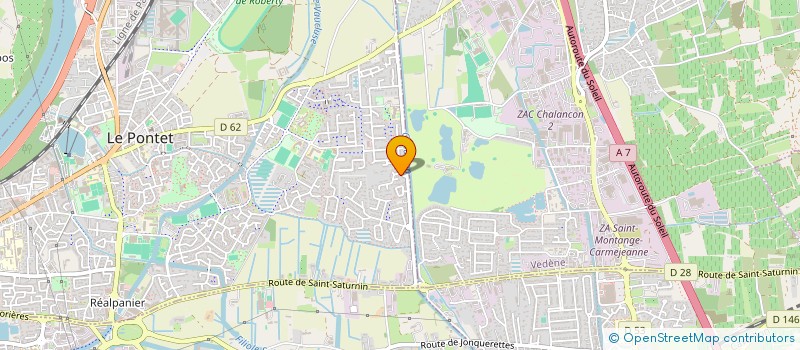 localisation de l'entreprise SCI MAKS IMMOBILIER  LE PONTET