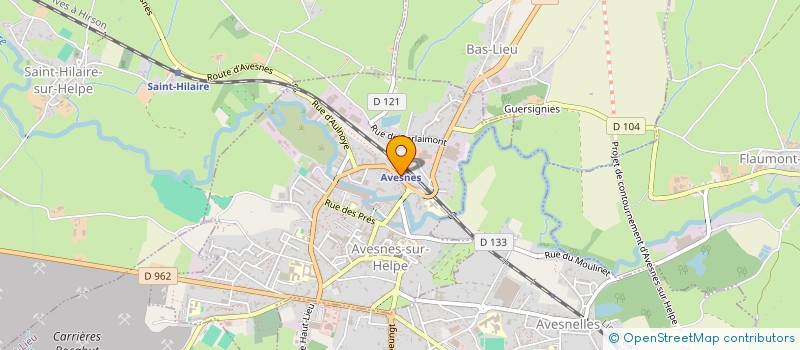 localisation de l'entreprise SCI MAKTOUB  AVESNES-SUR-HELPE