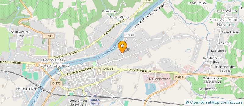 localisation de l'entreprise SCI MAL LECLERC  PINEUILH