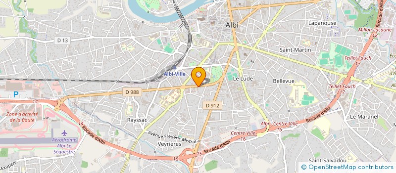 localisation de l'entreprise SCI MALA à ALBI