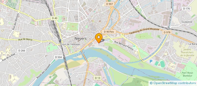 localisation de l'entreprise SCI MALA à NEVERS