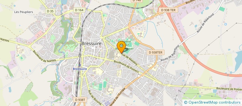 localisation de l'entreprise SCI MALABRY  BRESSUIRE