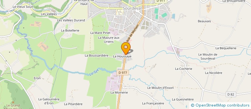 localisation de l'entreprise SCI MALACA  SOURDEVAL