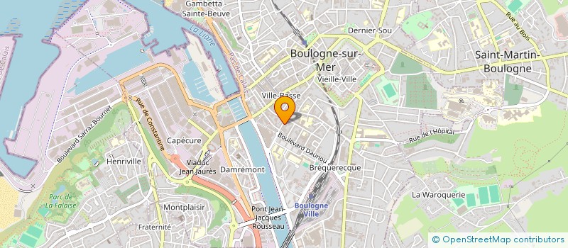 localisation de l'entreprise SCI MALACHJO à BOULOGNE-SUR-MER