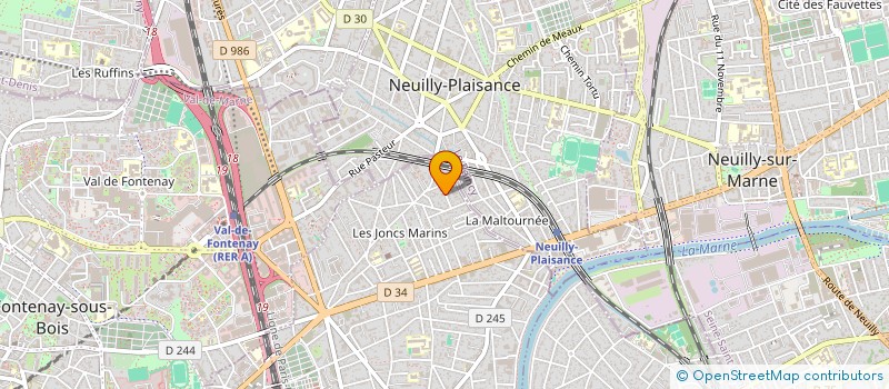 localisation de l'entreprise SCI MALACLEVAJE  LE PERREUX-SUR-MARNE