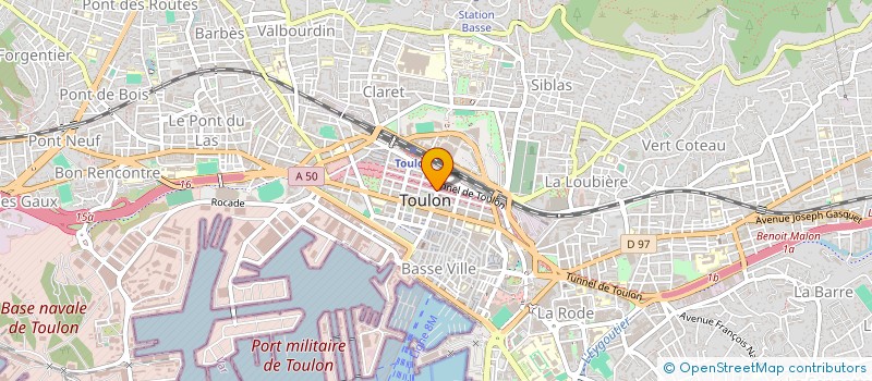 localisation de l'entreprise SCI MALAFNCO  TOULON