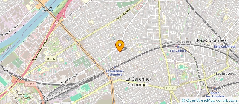 localisation de l'entreprise SCI MALAFOPE  COLOMBES