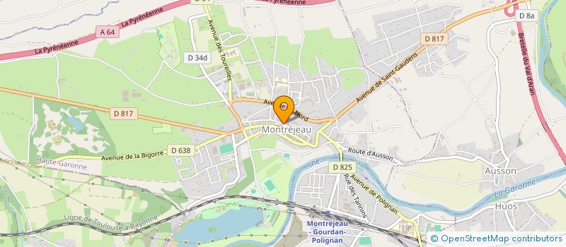 localisation de l'entreprise SCI MALAGA  MONTREJEAU