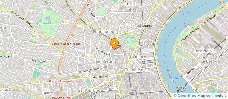 localisation de l'entreprise SCI MALAGA  BORDEAUX