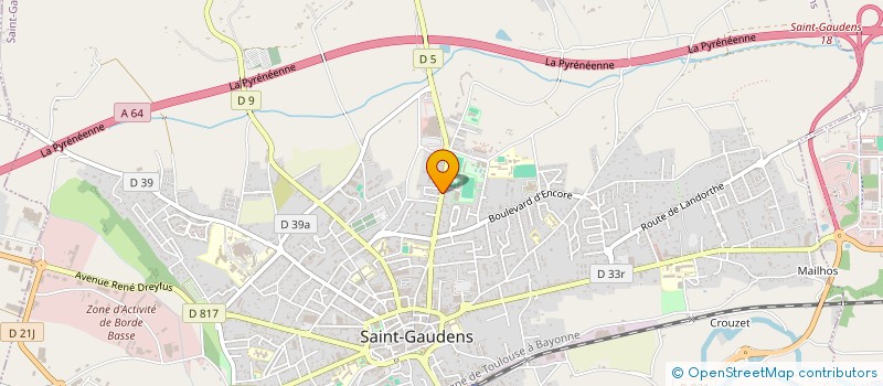 localisation de l'entreprise SCI MALAGA  SAINT-GAUDENS