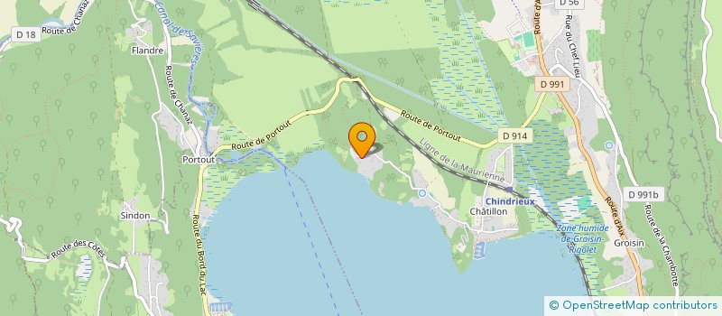 localisation de l'entreprise SCI MALAGAHE  CHINDRIEUX