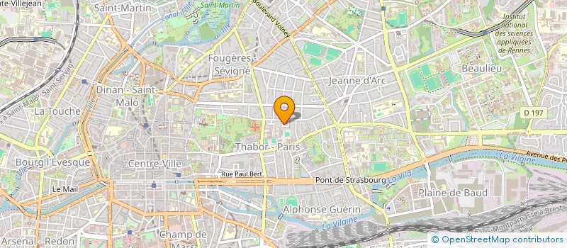localisation de l'entreprise SCI MALAGAR  RENNES