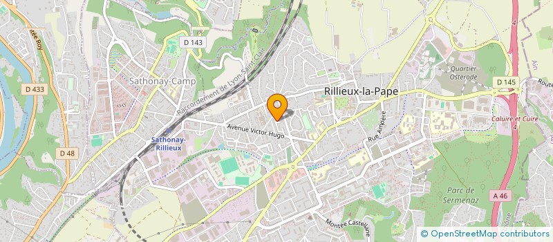 localisation de l'entreprise SCI MALAGASA  RILLIEUX-LA-PAPE