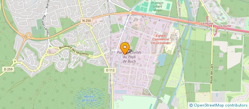 localisation de l'entreprise SCI MALAGO à LA TESTE-DE-BUCH