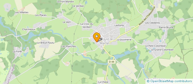 localisation de l'entreprise SCI MALAGUISE à SAINT-JUST-LE-MARTEL