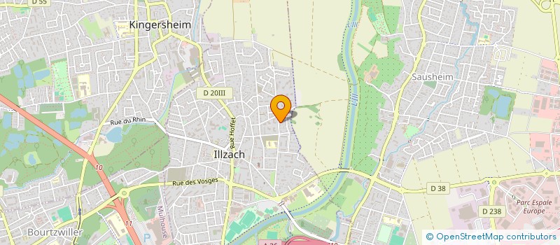 localisation de l'entreprise SCI MALAIKA  ILLZACH