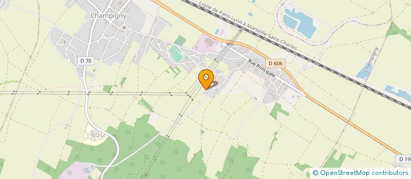 localisation de l'entreprise SCI MALAIN  CHAMPIGNY