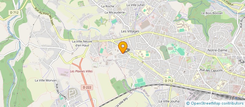 localisation de l'entreprise SCI MALAIS à SAINT-BRIEUC