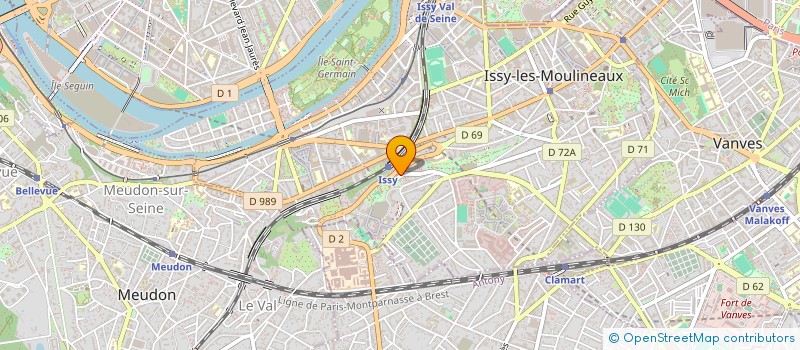 localisation de l'entreprise SCI MALAKOFF DOLET 4 à ISSY-LES-MOULINEAUX