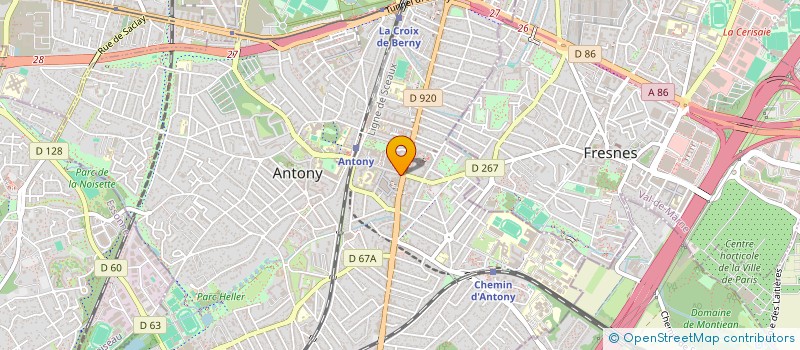 localisation de l'entreprise SCI MALAKOFF-PERROT à ANTONY