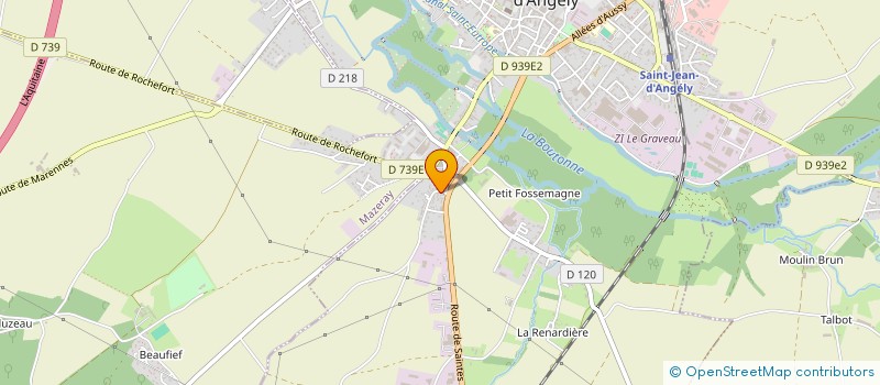 localisation de l'entreprise SCI MALAMAT  SAINT-JEAN-D'ANGELY