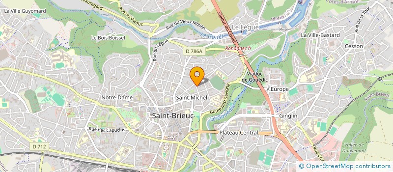 localisation de l'entreprise SCI MALAMOK à SAINT-BRIEUC