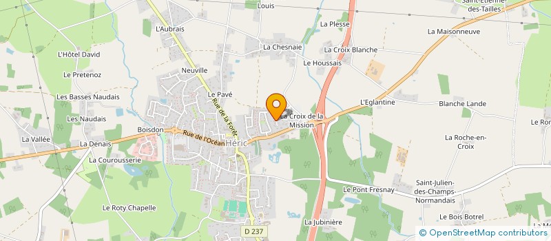 localisation de l'entreprise SCI MALANDRE  HERIC