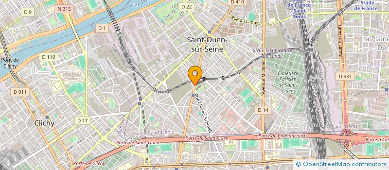 localisation de l'entreprise SCI MALANE à SAINT-OUEN-SUR-SEINE