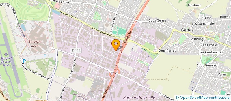 localisation de l'entreprise SCI MALAPO  CHASSIEU