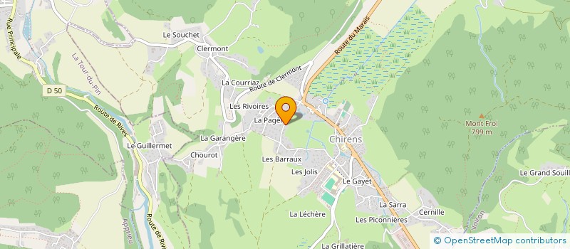 localisation de l'entreprise SCI MALAR  CHIRENS