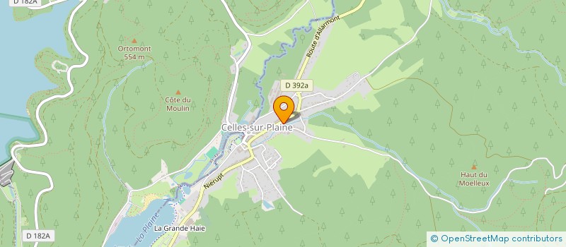 localisation de l'entreprise SCI MALARD  CELLES-SUR-PLAINE