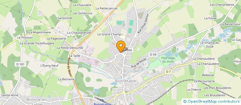 localisation de l'entreprise SCI MALASSIGNE-TOURTE  BONNETABLE
