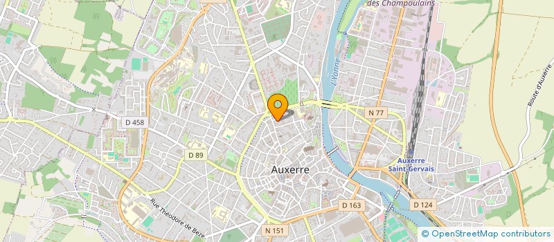 localisation de l'entreprise SCI MALASSIS à AUXERRE