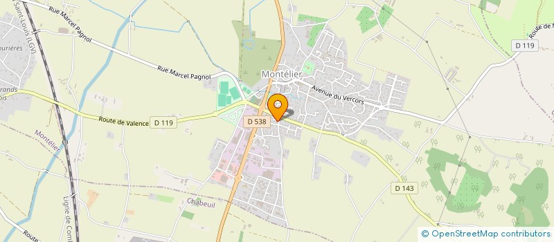 localisation de l'entreprise SCI MALATAVERNE à MONTELIER