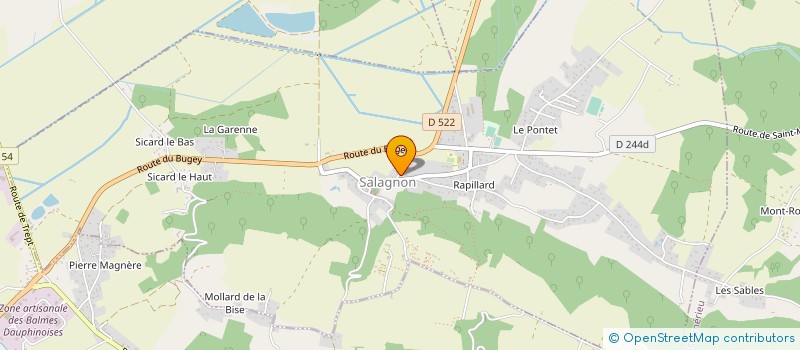 localisation de l'entreprise SCI MALAU  SALAGNON