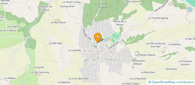 localisation de l'entreprise SCI MALAU  PLEDRAN