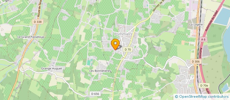 localisation de l'entreprise SCI MALAU  POMMIERS