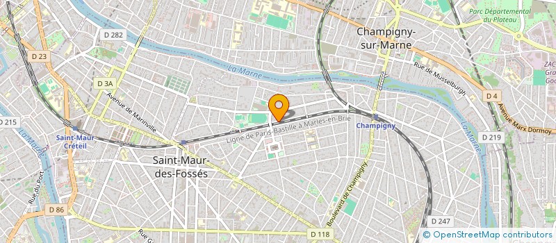 localisation de l'entreprise SCI MALAU à SAINT-MAUR-DES-FOSSES