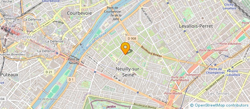 localisation de l'entreprise SCI MALAUBAJE à NEUILLY-SUR-SEINE