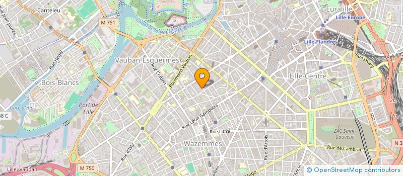 localisation de l'entreprise SCI MALAUCE à LILLE