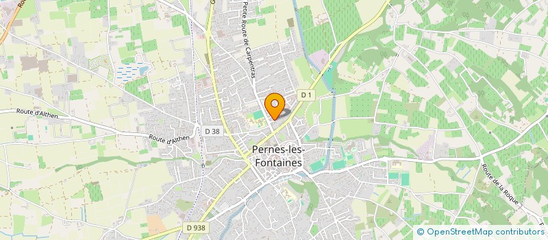 localisation de l'entreprise SCI MALAUCENE-GRAND RUE  PERNES-LES-FONTAINES