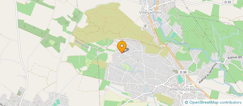 localisation de l'entreprise SCI MALAUNA à VILLEMOUSTAUSSOU